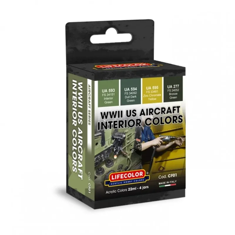 WWII US AIRCRAFT INTERIOR COLOR SET