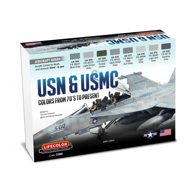 MODERN USN & USMC COLOR SET