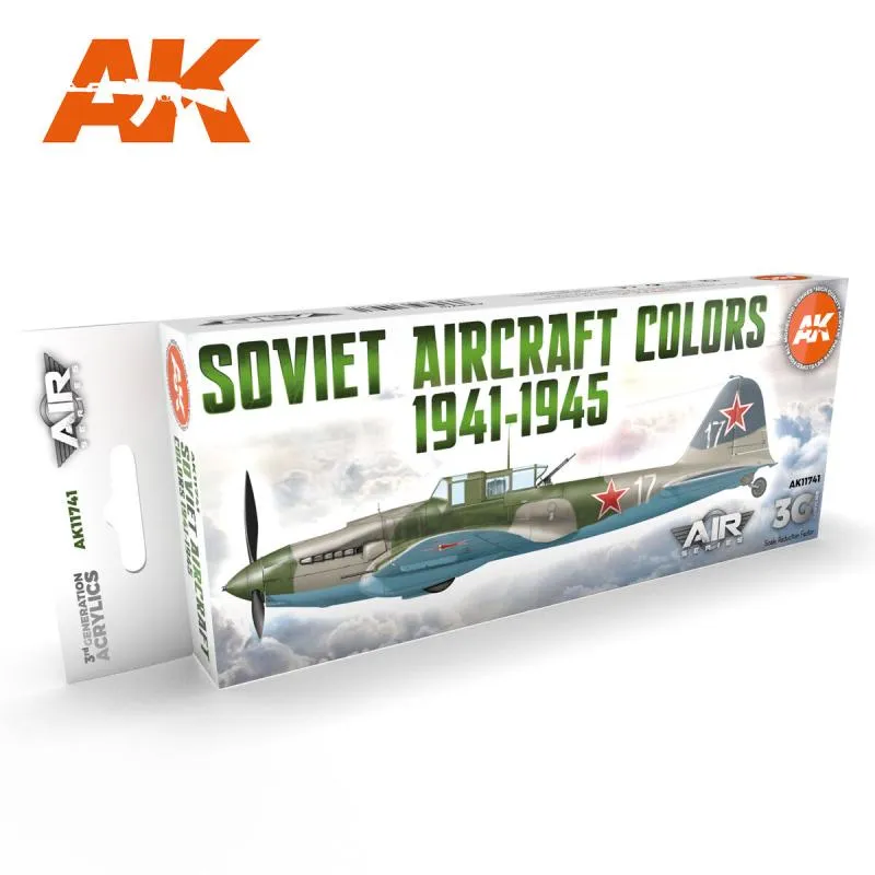 AK 11741 AIR SERIES 3G SOVIET AIRCRAFT COLORS 1941 - 1945 SET