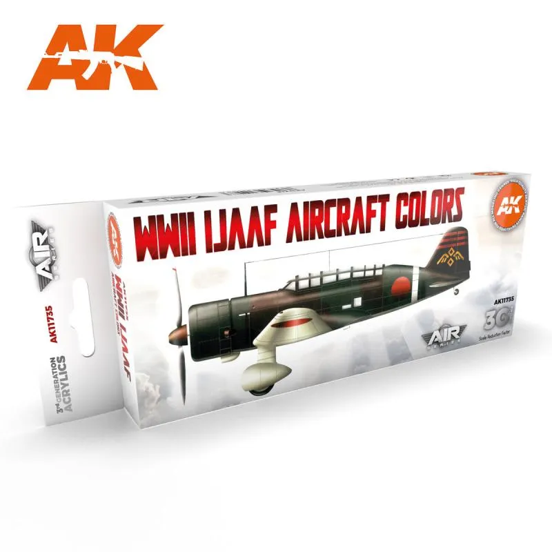 AK 11735 WWII IJAAF Aircraft Colors Set