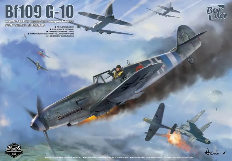 Bf 109 G10 w/WGr.21 & Full engine and weapon interior