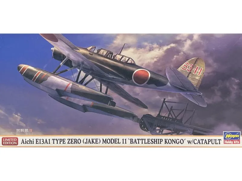 Aichi E13A1 Type Zero (Jake) Model 11 'Battleship Kongo' w/Catapult