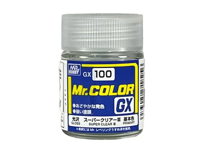 GX 100 SUPER CLEAR 18ml