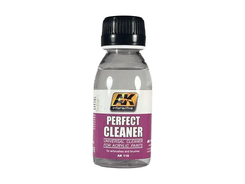 Perfect Cleaner Pulitore per pennelli ed aerografi con colori acrilici 100 ml