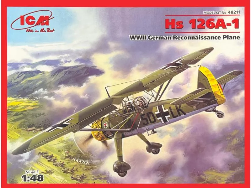 Henschel Hs 126A-1 WW German Reconnaissance Plane