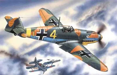 Messerschmitt Bf 109F-4 WWII German Fighter
